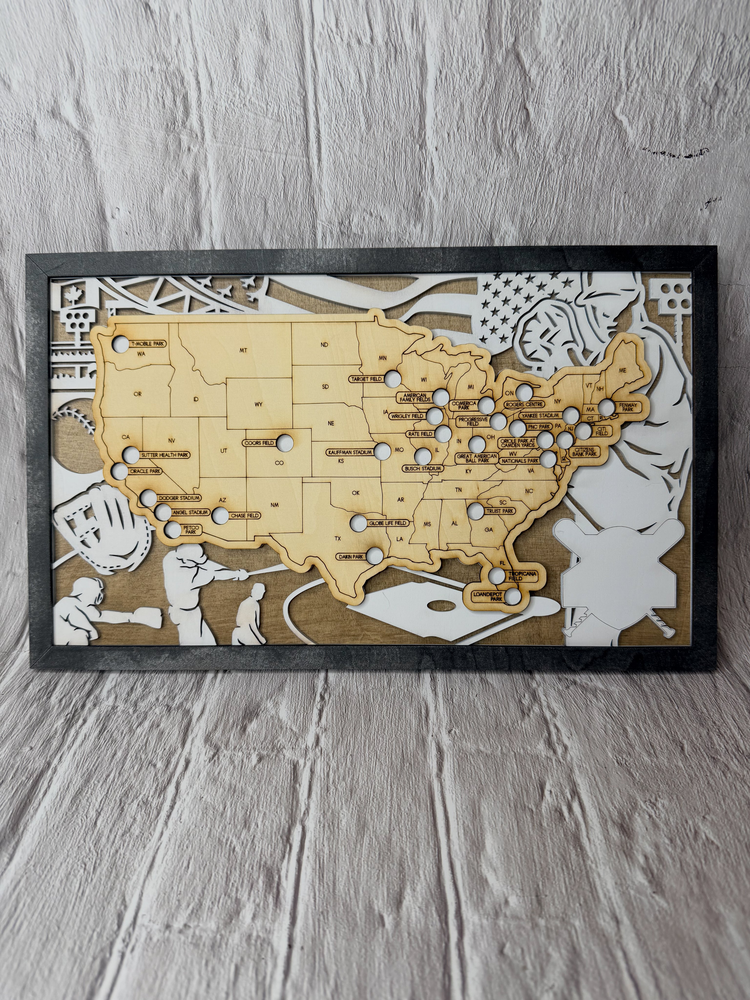 Baseball Stadium Map