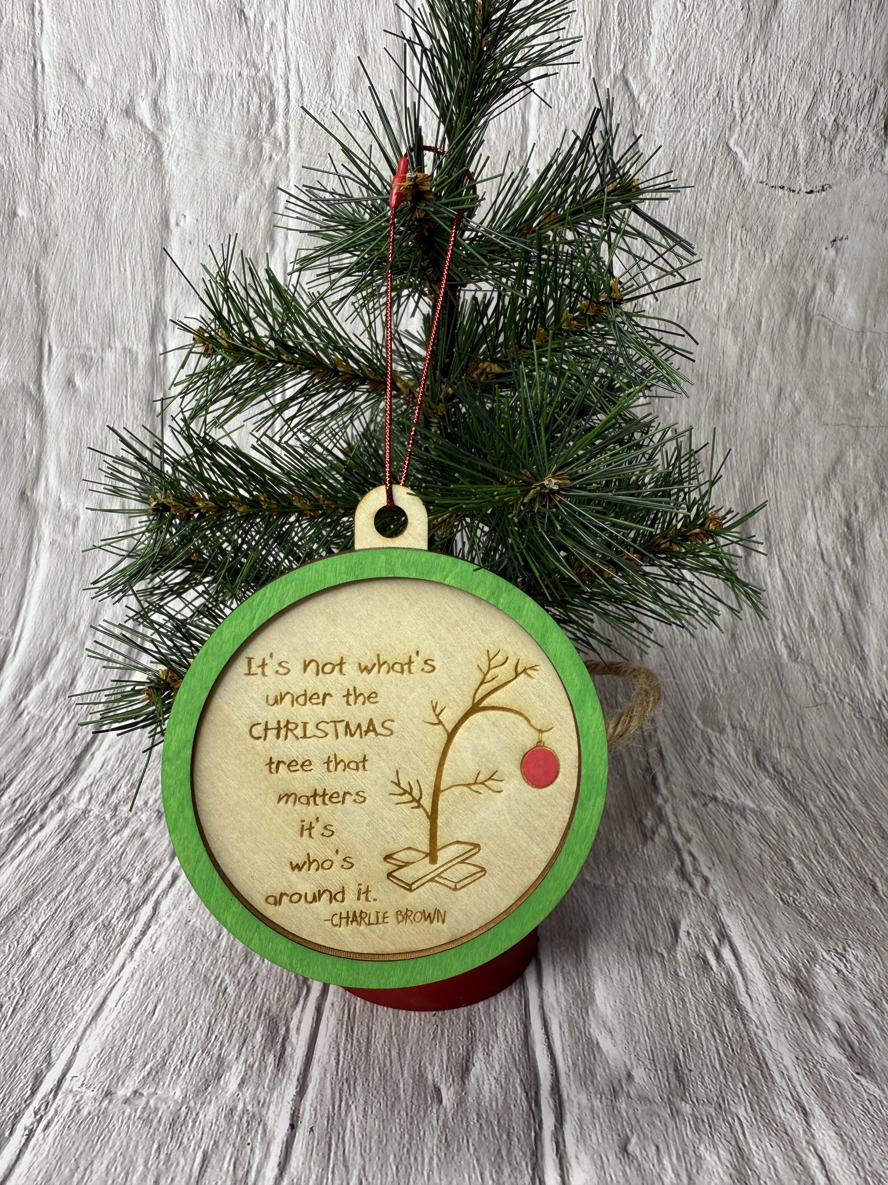 Charlie Brown Christmas Tree Ornament