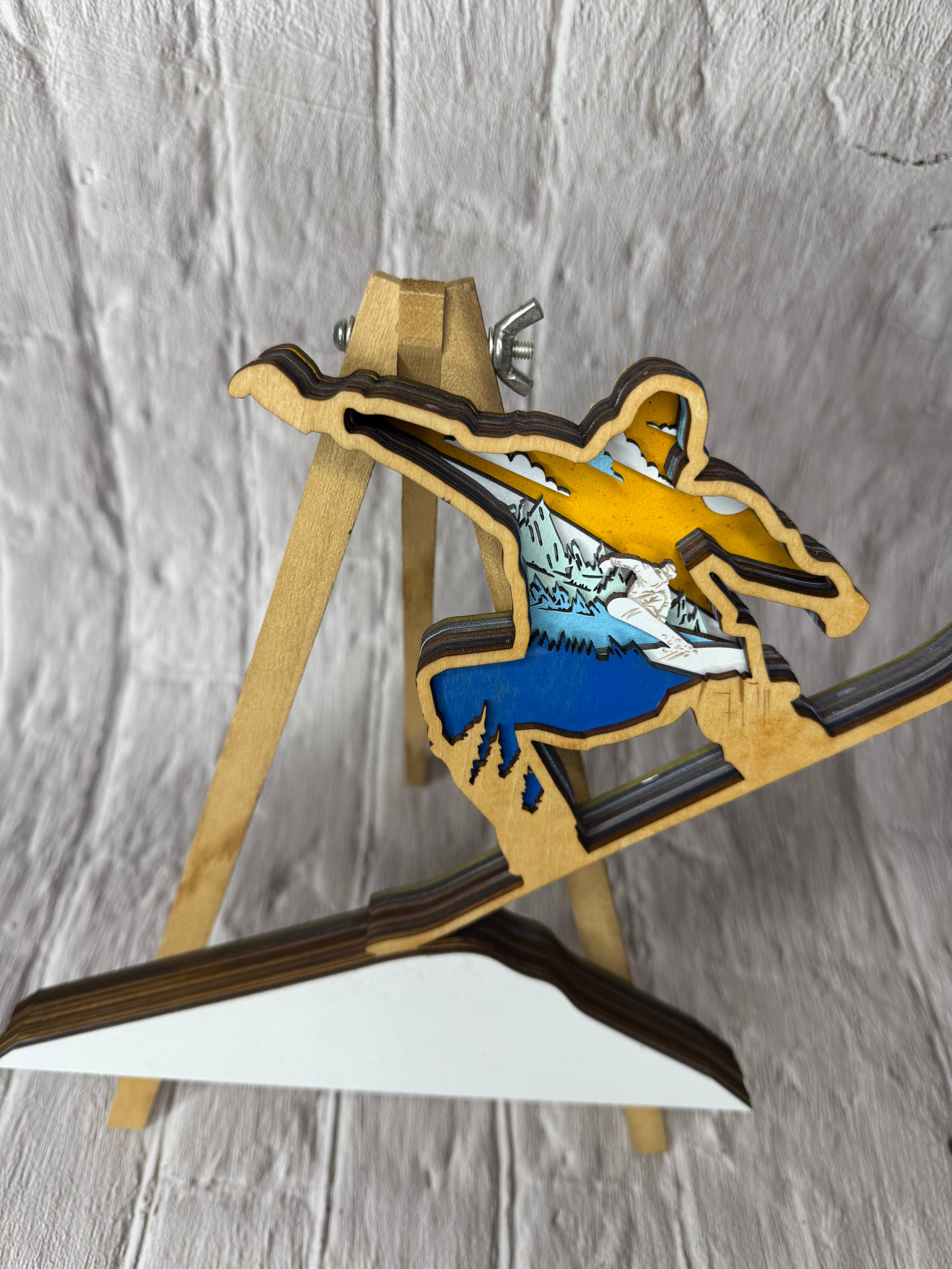 Snowboarder on Mountain